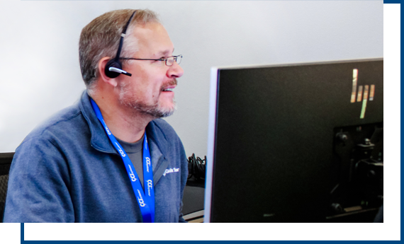 Guidestar Employee providing Unmatched Support & Service to a client